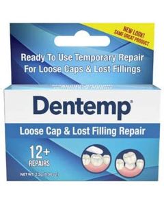 Dentemp Emergency Filling dentise approved loose caps and lose fillings