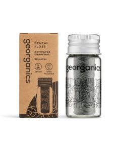 Georganics Hilo Dental Carbón Vegetal (50 M)