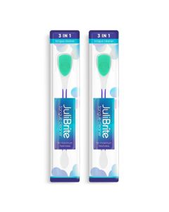 Limpiador de Lengua JuliBrite 2-Pack (Verde)