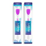 Limpiador Lingual JuliBrite Pack de 2 (Rosa)
